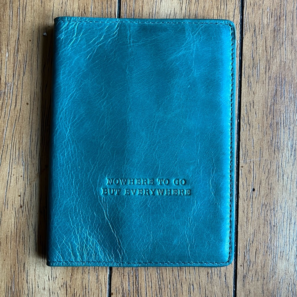 Green HOBO passport cover